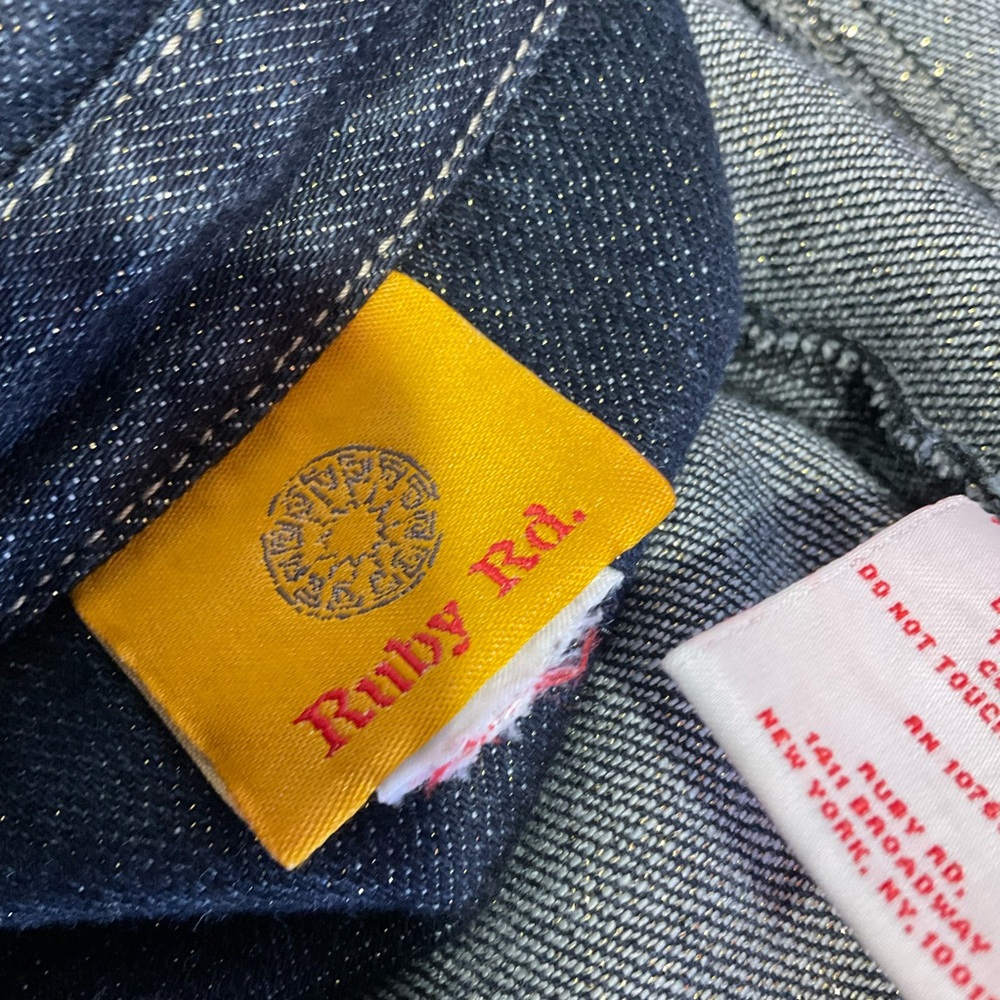 Ruby Rd. Button Up Jean Jacket - Euc - image 5